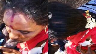 South indian randi aunty ka outdoor blowjob