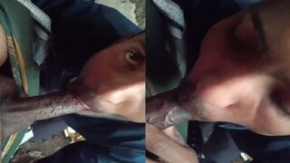 Village gay boy ka outdoor blowjob