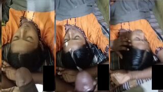 Gahari need mai soyi choti baha k face pe diya cumshot