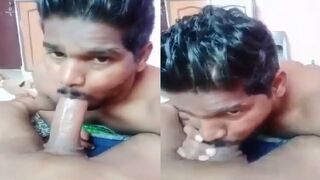 Indian gay blowjob video