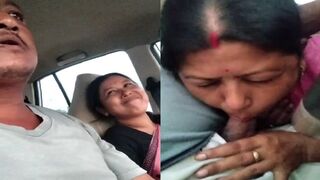 Cute bhabhi ka car blowjob video