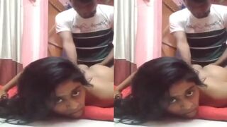 Piche se chut mai lund leke hard chudai ka maja leti ladki