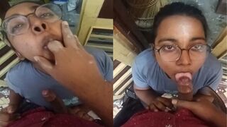 Chasmish bengali babe ka deep blowjob