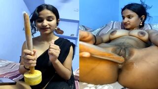 Ladki nai dali chut mai lakdi