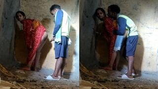 Khade khade padosi k sath chudi bhabhi