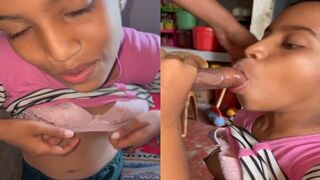 Valentines day k din young gf ko chusaaya bada lund