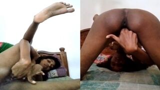 Slim sexy desi ladki nai chut mai ungli kar usi ungli ko chaati