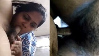 Pati ka lund ko chus hairy chut chudwaai chubby bhabhi nai