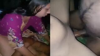 Beautiful horny young village wife ko aadhi raatko chod