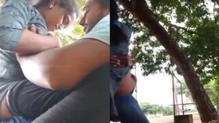 Desi college lover ka outdoor standing pose mai hard chudai