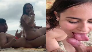 Beautiful girl nai beach mai nangi hoke kari lund ride fir lund chus khaa gayi maal