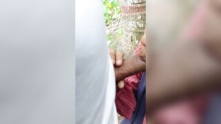 Cute sexy college girl ka jungle blowjob