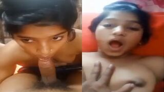 Horny young village bhabhi ka blowjob lund ride or hardcore sex
