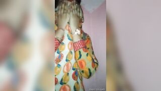 Young shy girl showing his hairy pussy