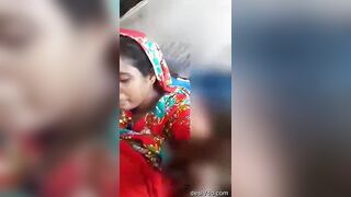 Devar pressing his village shy bhabhi big boobs